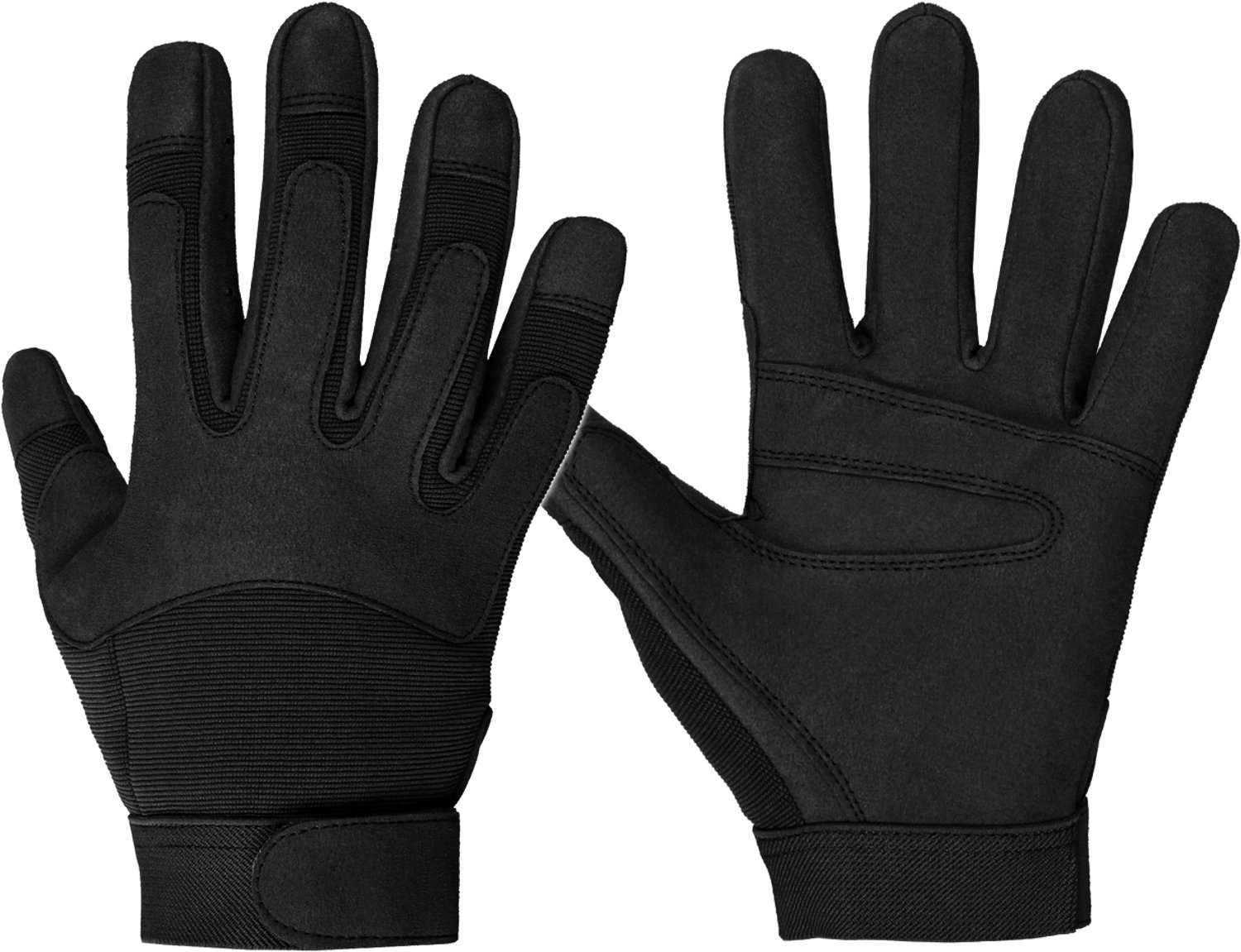 Mil-Tec Army Handschoenen Heren Zwart Maat L - Duurzaam & Comfortabel