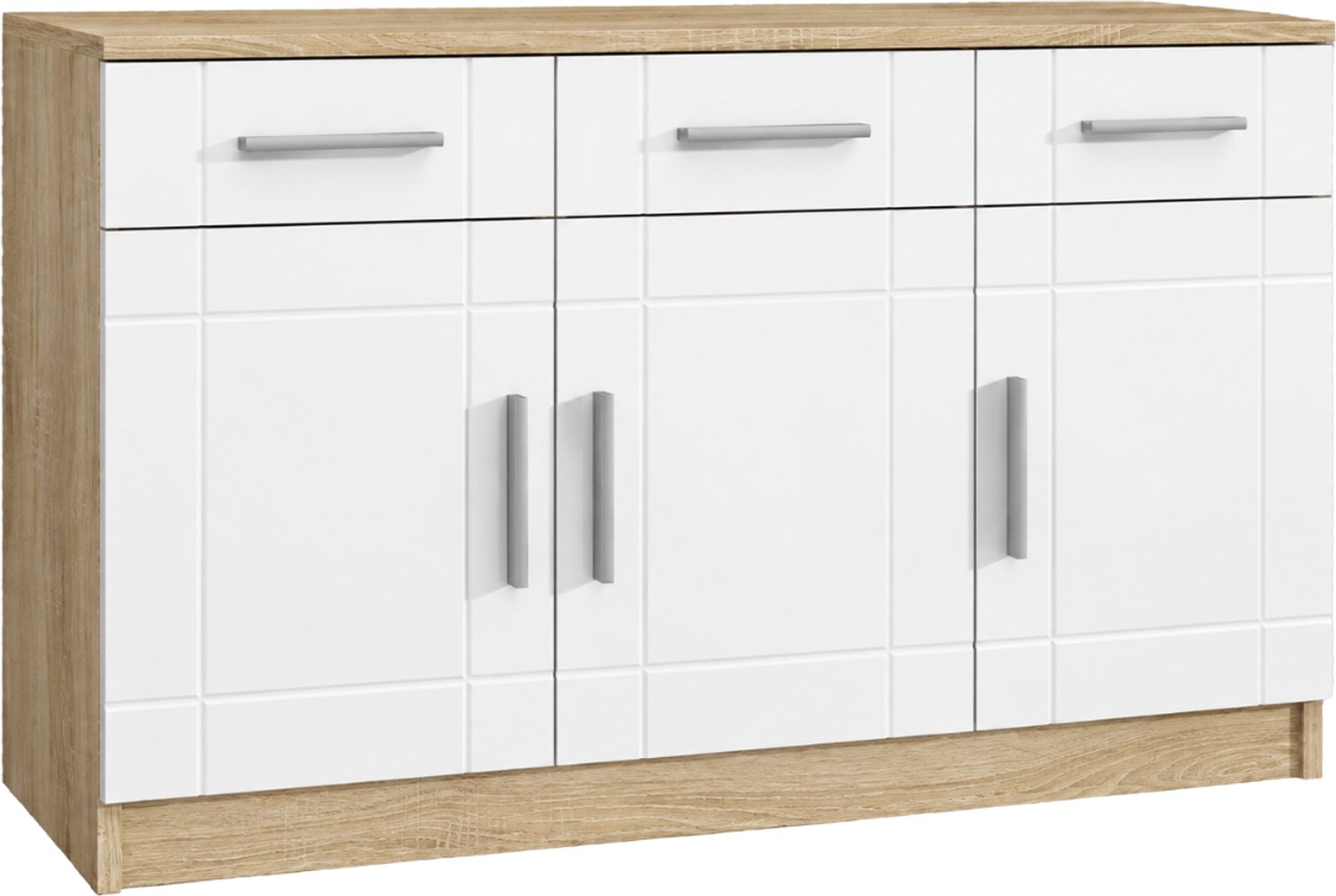 Margaret Hadas24 Dressoir SAVANNA 100cm (Sonoma, Wit)