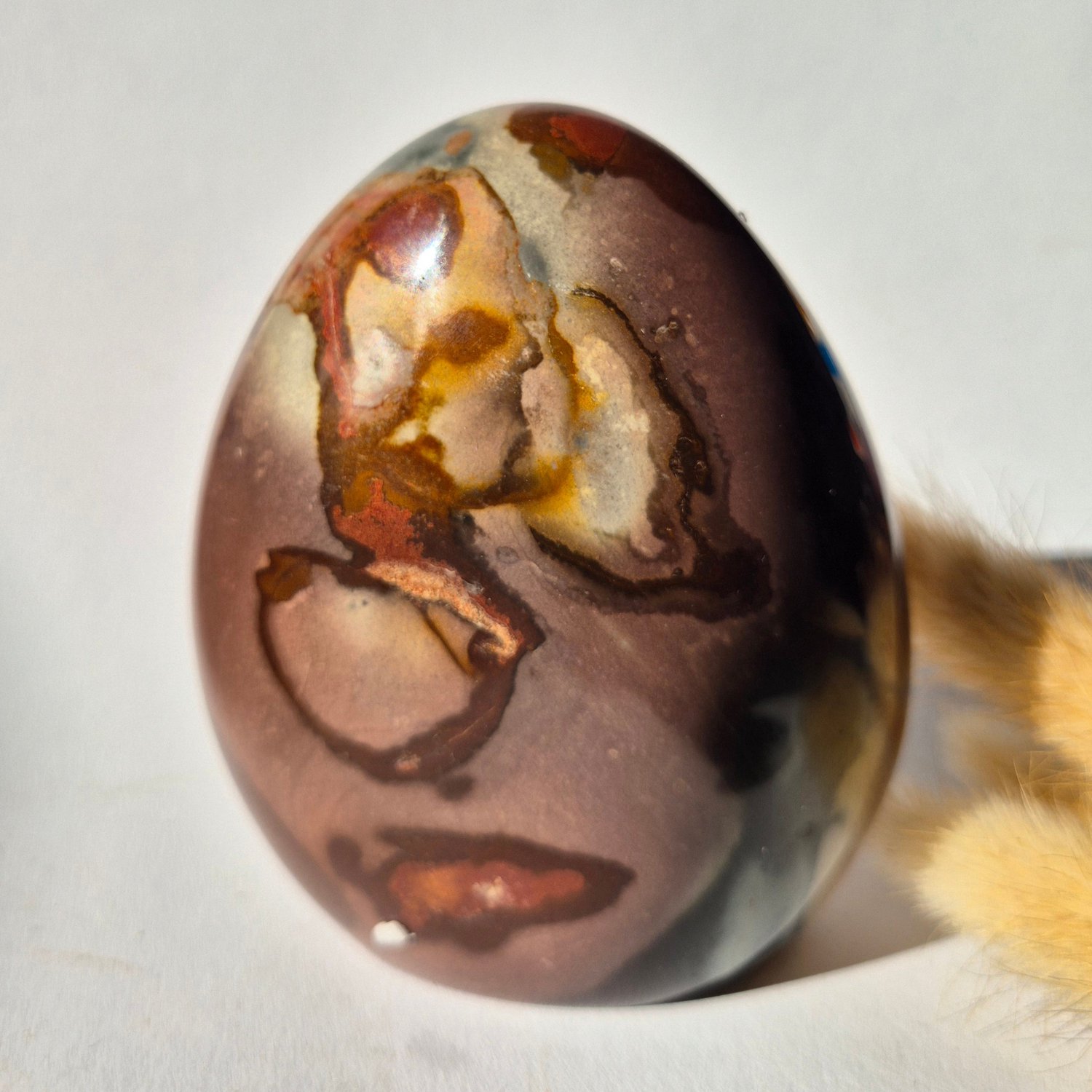 Moonlight Gemstones Edelsteen Spiritueel Statement piece Polychrome Ocean Jasper Freeform – 526g Meerkleurig