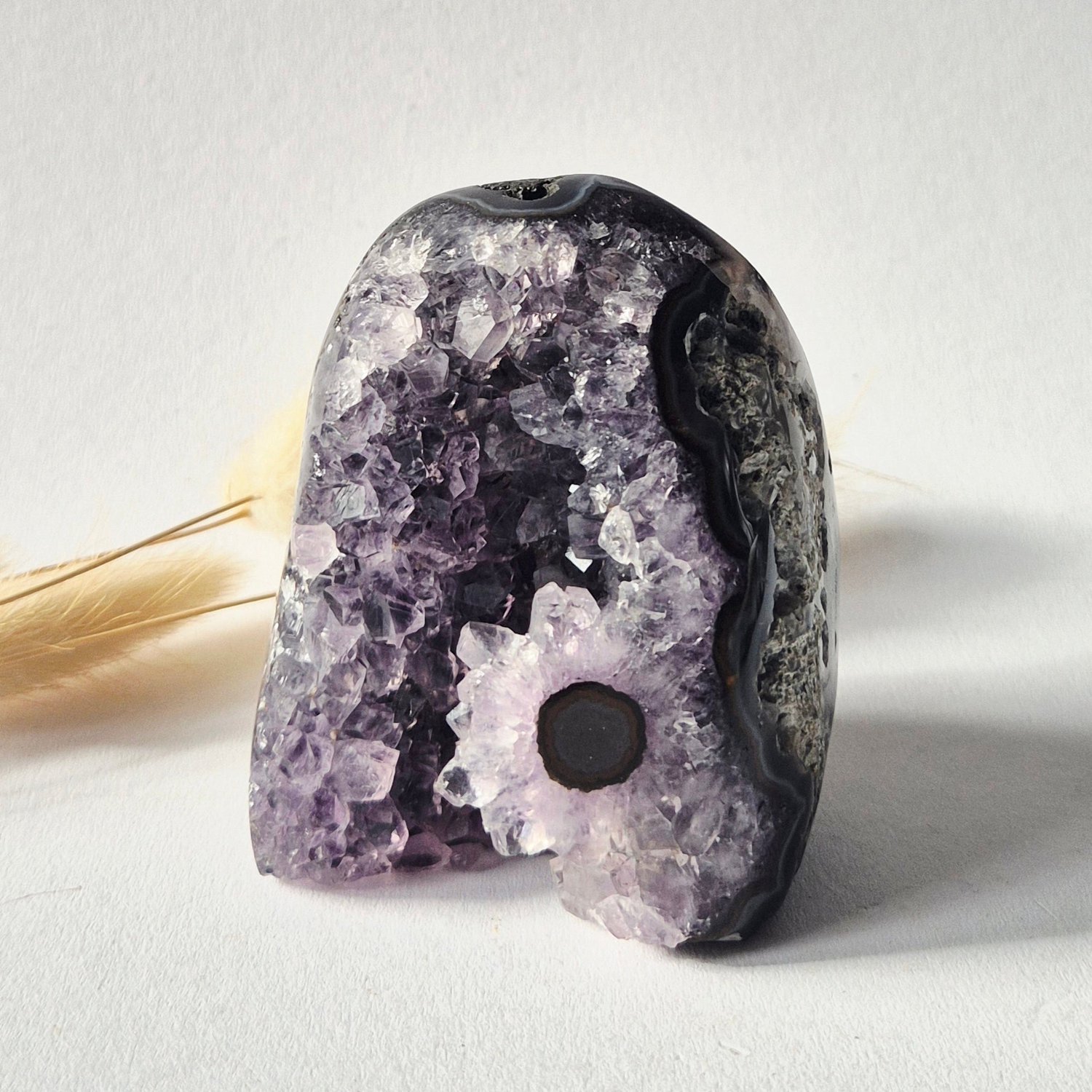 Moonlight Gemstones Amethyst Eyes Freeform – Agate Eye – 260g Meerkleurig
