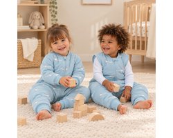 Baby Slaapzak met Benen – Pyjama Slaapoverall TOG 2.5 – Gewatteerd – Ducky Duck- Voor Slapen, Kruipen & Spelen – Met Anti Slip Voetjes en Afritsbare Mouwen - voor kinderen tot 1 jaar