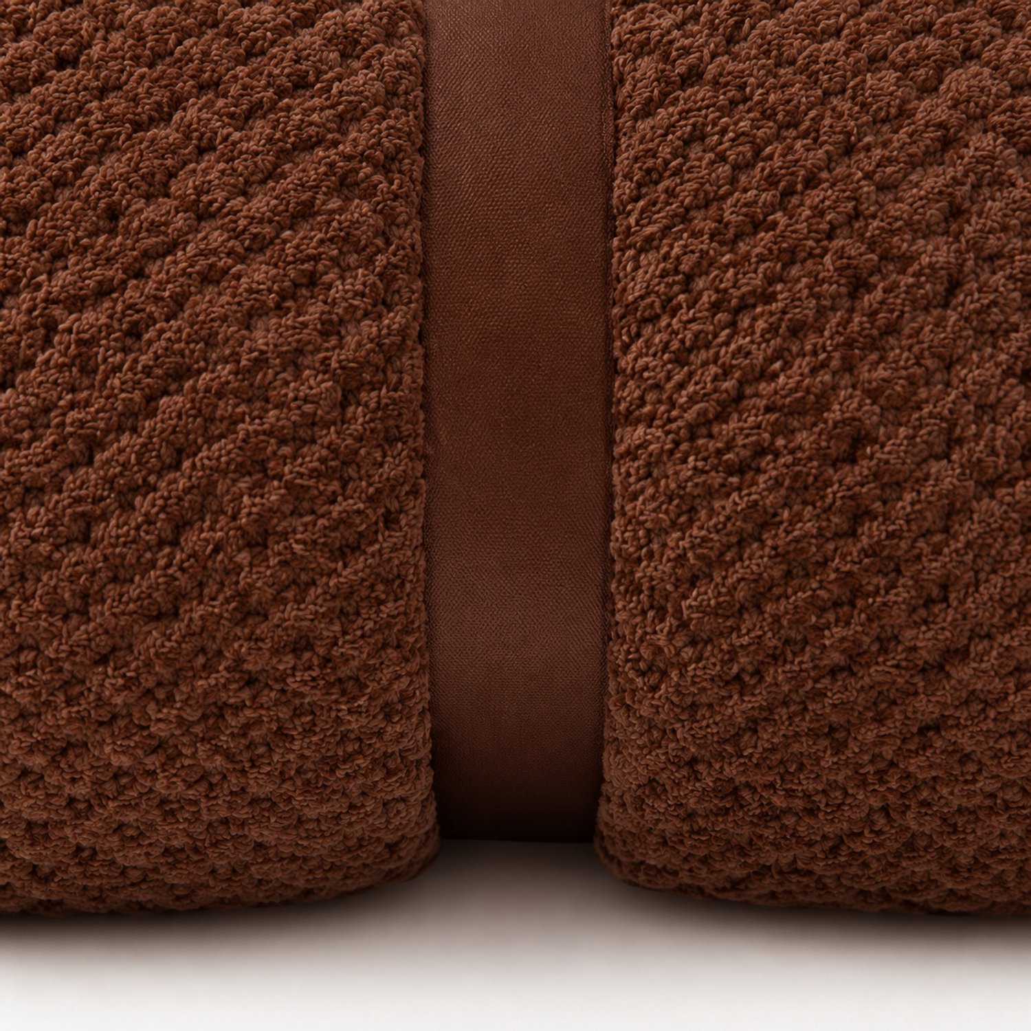 SWGOTA Bruine flanellen deken 150 x 200 cm van polyester met wafelstructuur, verpakt met lint en kaart