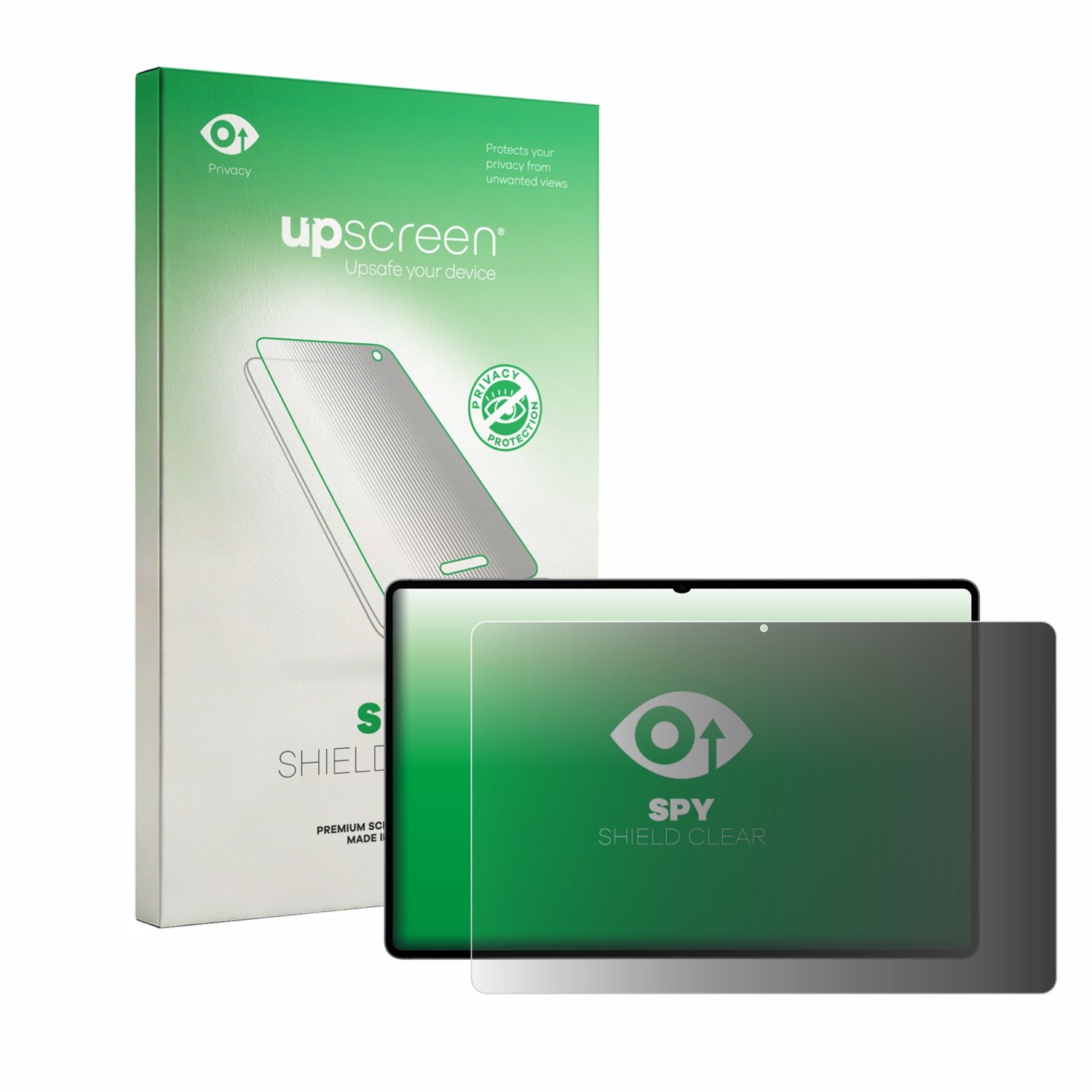 upscreen - privacy screenprotector voor Samsung Galaxy Tab S12 Ultra - Folie Beschermfolie Blauwlichtfilter