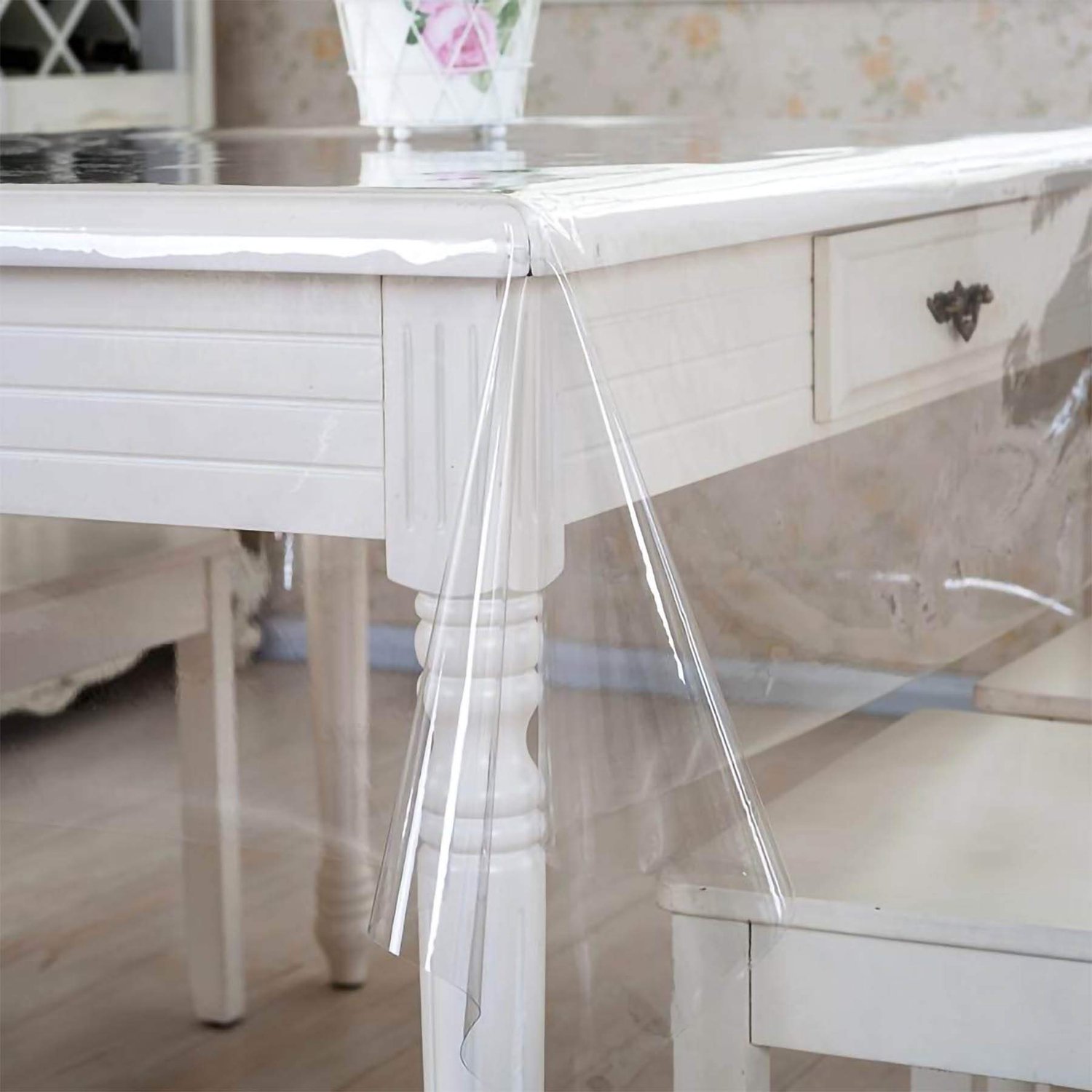 ANRO Tafelzeil op rol Transparant 140 cm x 20 m - Afwasbaar