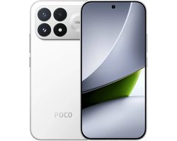 Xiaomi POCO F9 Pro - 12GB RAM - 256GB - White - Snapdragon® 8 Elite Gen 5 Mobile Platform - 6,59-inch 185 Hz ultrahelder AMOLED display- 100 W bekabelde en 50 W draadloze HyperCharge