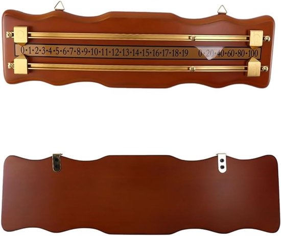 Biljart scorebord - handmatig - voor pool- en snooker - eenvoudig scoreregistratie - Vemera — afbeelding 3