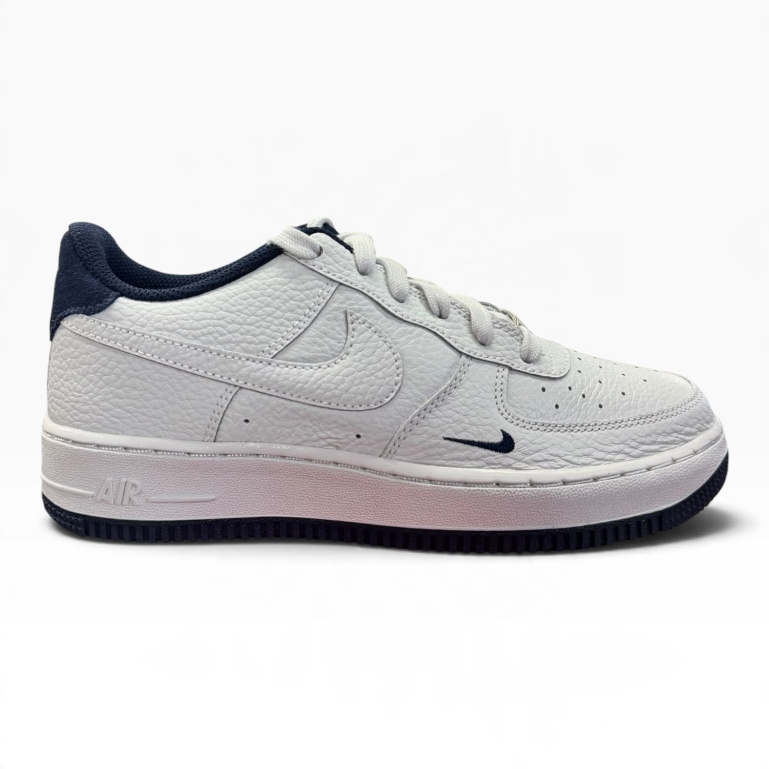 Nike Air Force 1 LV8 3 Photon Dust Lichtgrijs – Donkerblauw