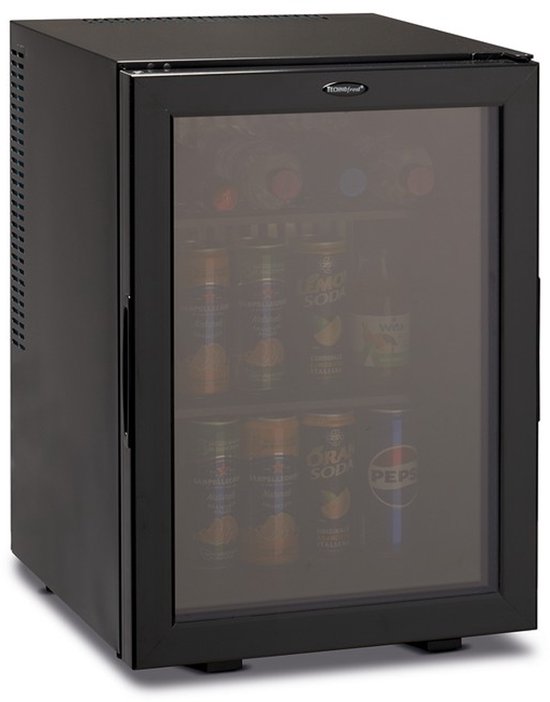 Technomax HP30LGN minibar koelkast - 30 liter - compleet geruisloos - glazen deur - binnenverlichting van Technomax — afbeelding 3