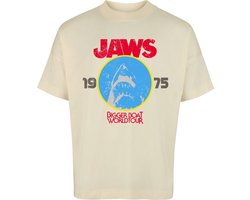 Jaws 1975 - Bigger Boat World Tour Heren Oversized T-shirt - natuur - S