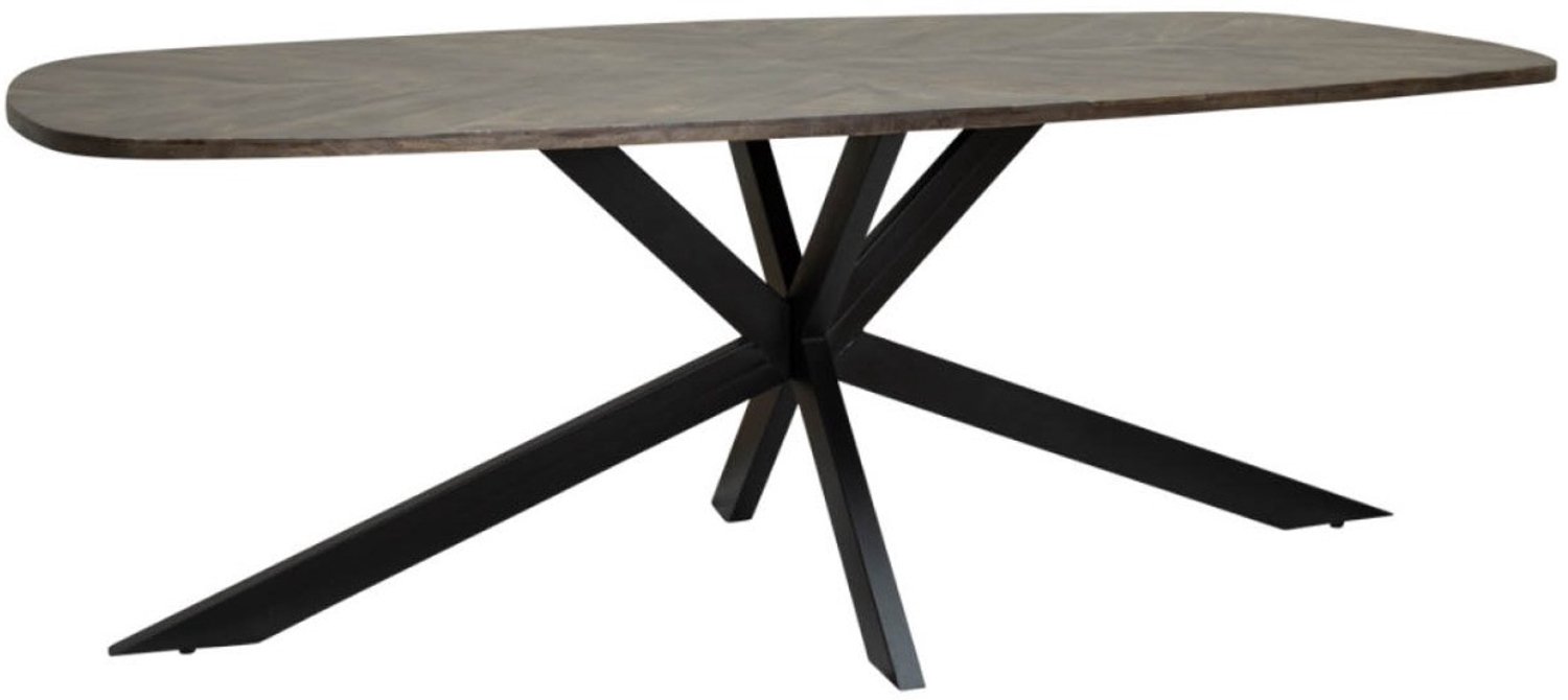 Tower Living Silvi eettafel Deens ovaal - 180 cm - olijfbruin