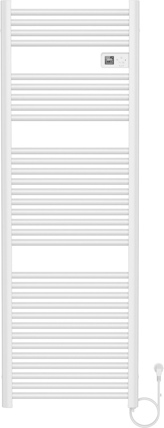 BELRAD elektrische handdoekradiator – Smart WiFi – digitale thermostaat – 850W – 1600x540 mm – glanzend wit