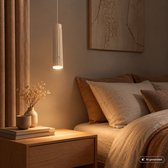 BRILONER Hang - Hanglamp oplaadbaar - bedlamp in hoogte verstelbaar - warm wit licht - dimbaar - zonder stroomaansluiting - woonkamer | slaapkamer | eetkamer