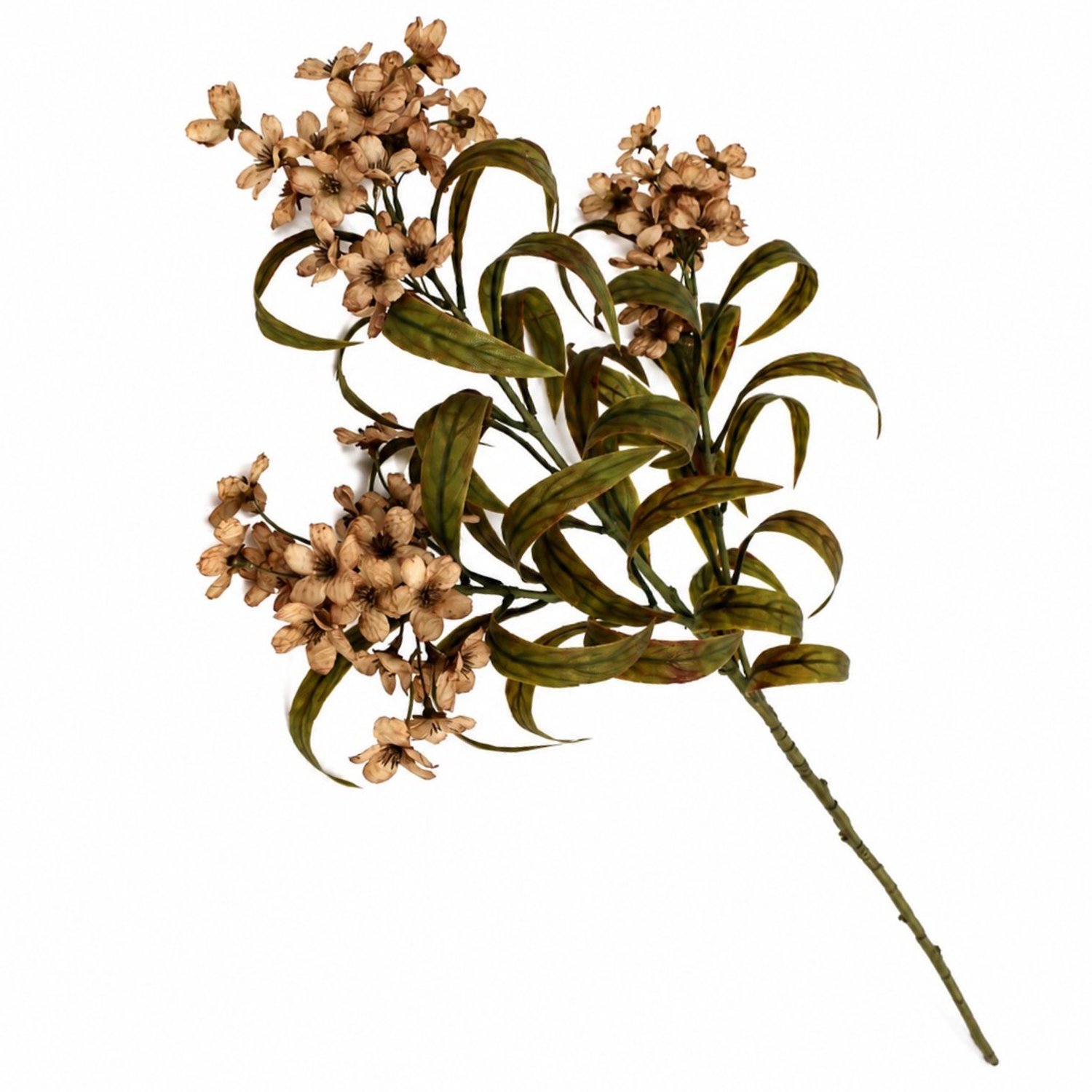 Kunstbloem Daglelie 85cm taupe
