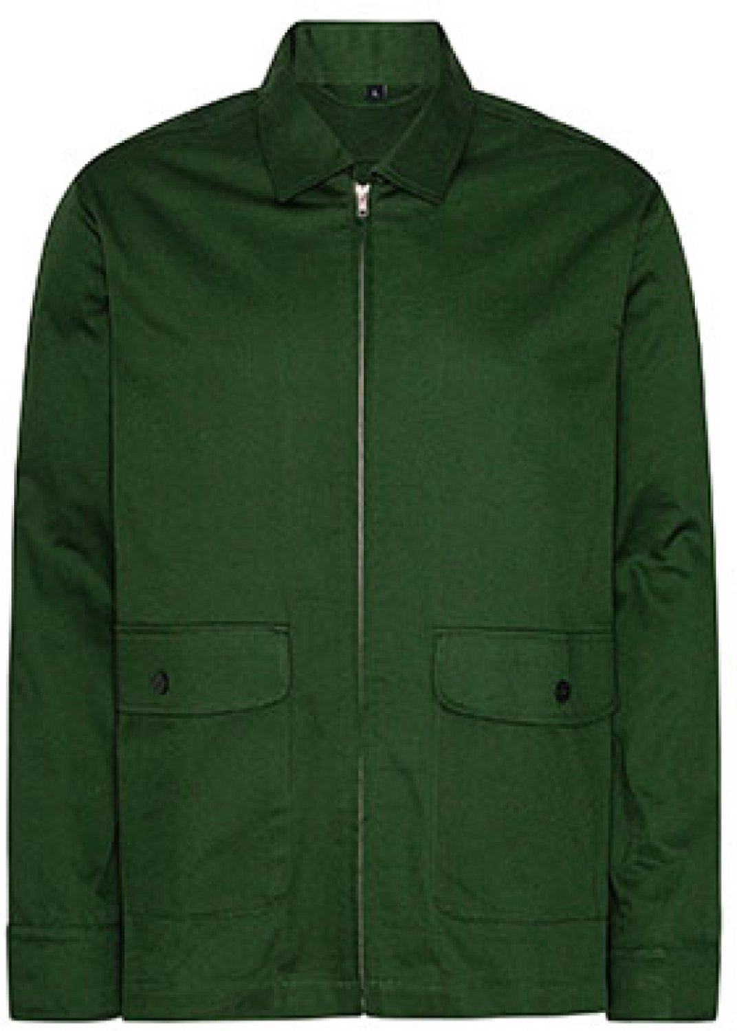 Neutral Twill Jacket NE67701 Bottle Groen