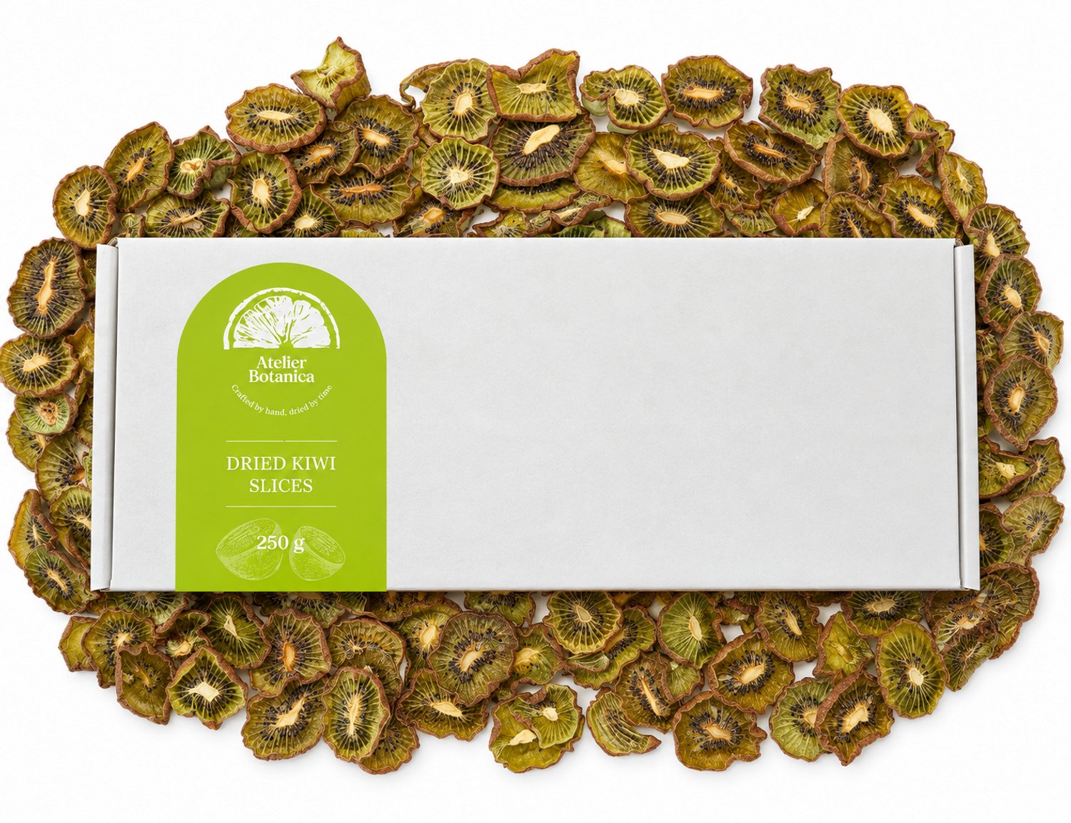 Atelier Botanica - Gedroogde kiwischijfjes 250 g - Gedroogd fruit voor cocktails en meer