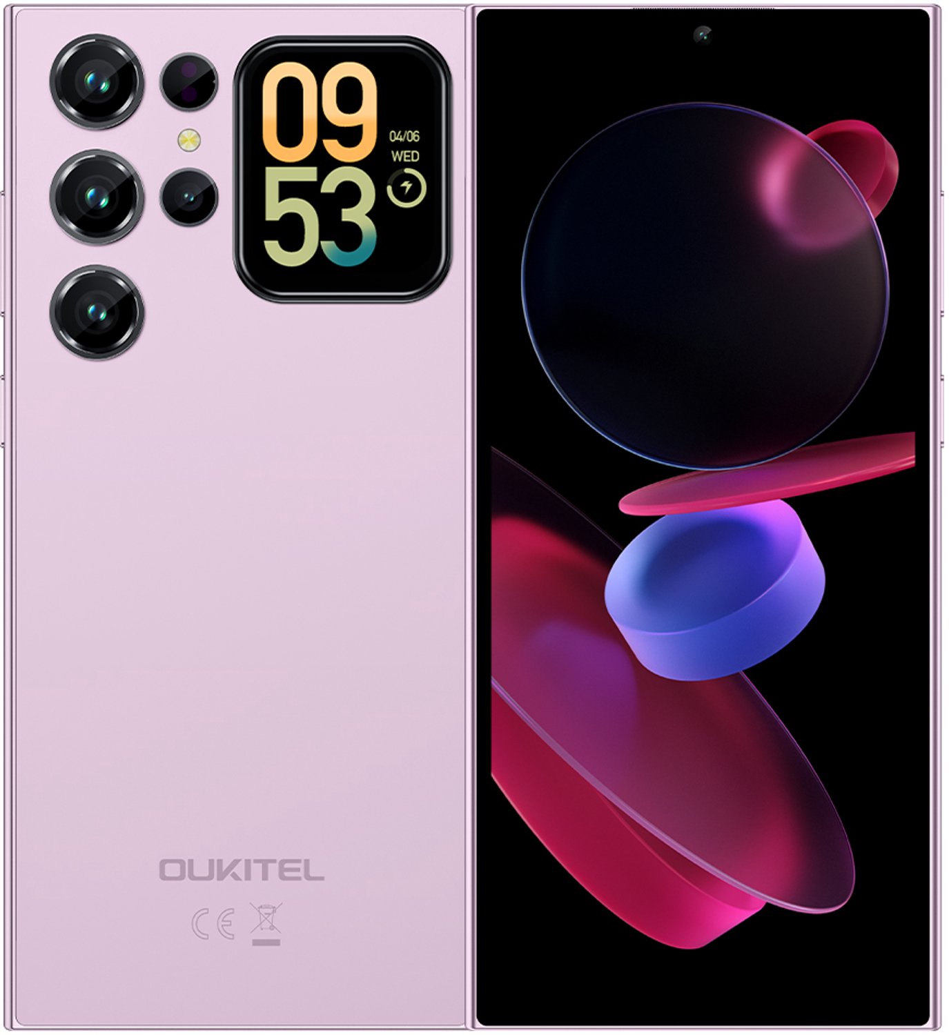OUKITEL C72 Smartphone 16GB RAM-128GB ROM-6.88 inch HD-5150 mAh-64MP Camera-4G