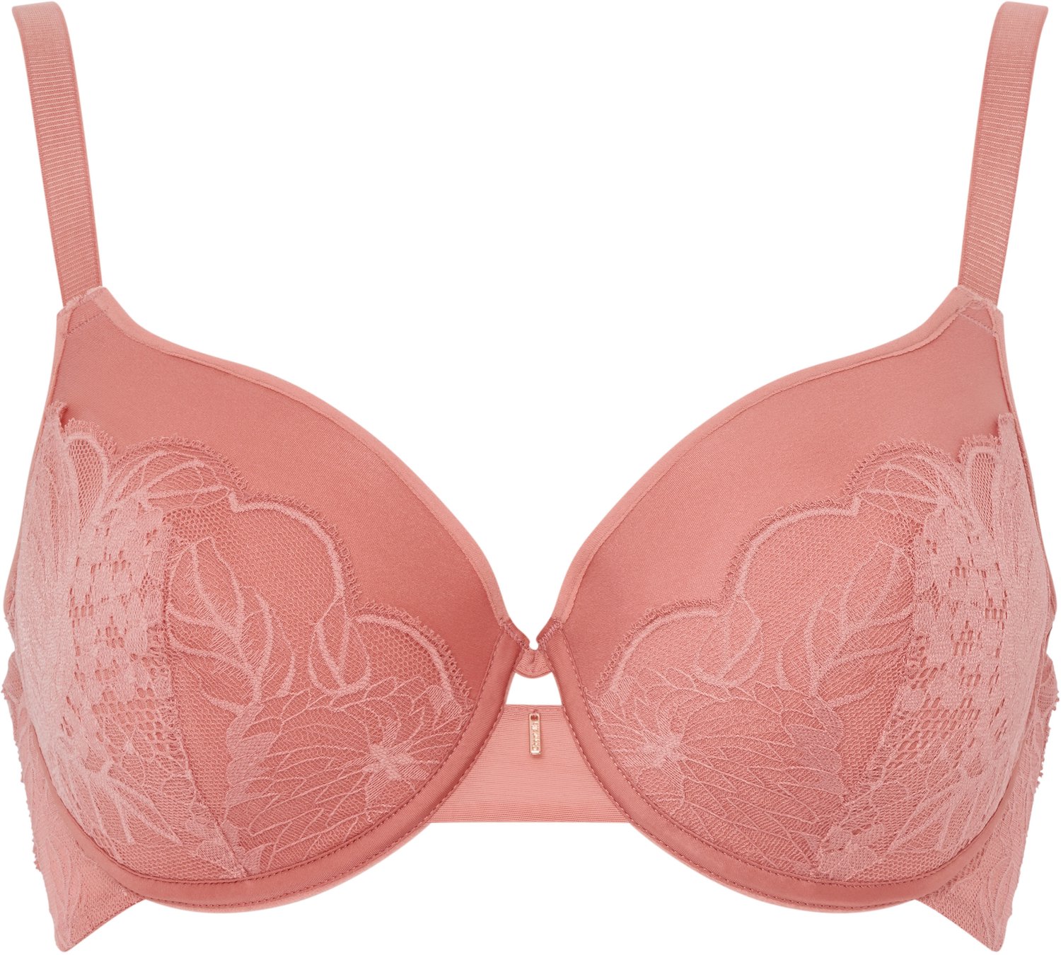 ESOTIQ Middernachtbloemen - Voorgevormde beha - Roze - 70C - Kant