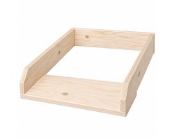 MAT HOME Commode bladvergroter voor IKEA HEMNES en IKEA STORKLINTA – Verschoontafel opzetstuk – Naturel
