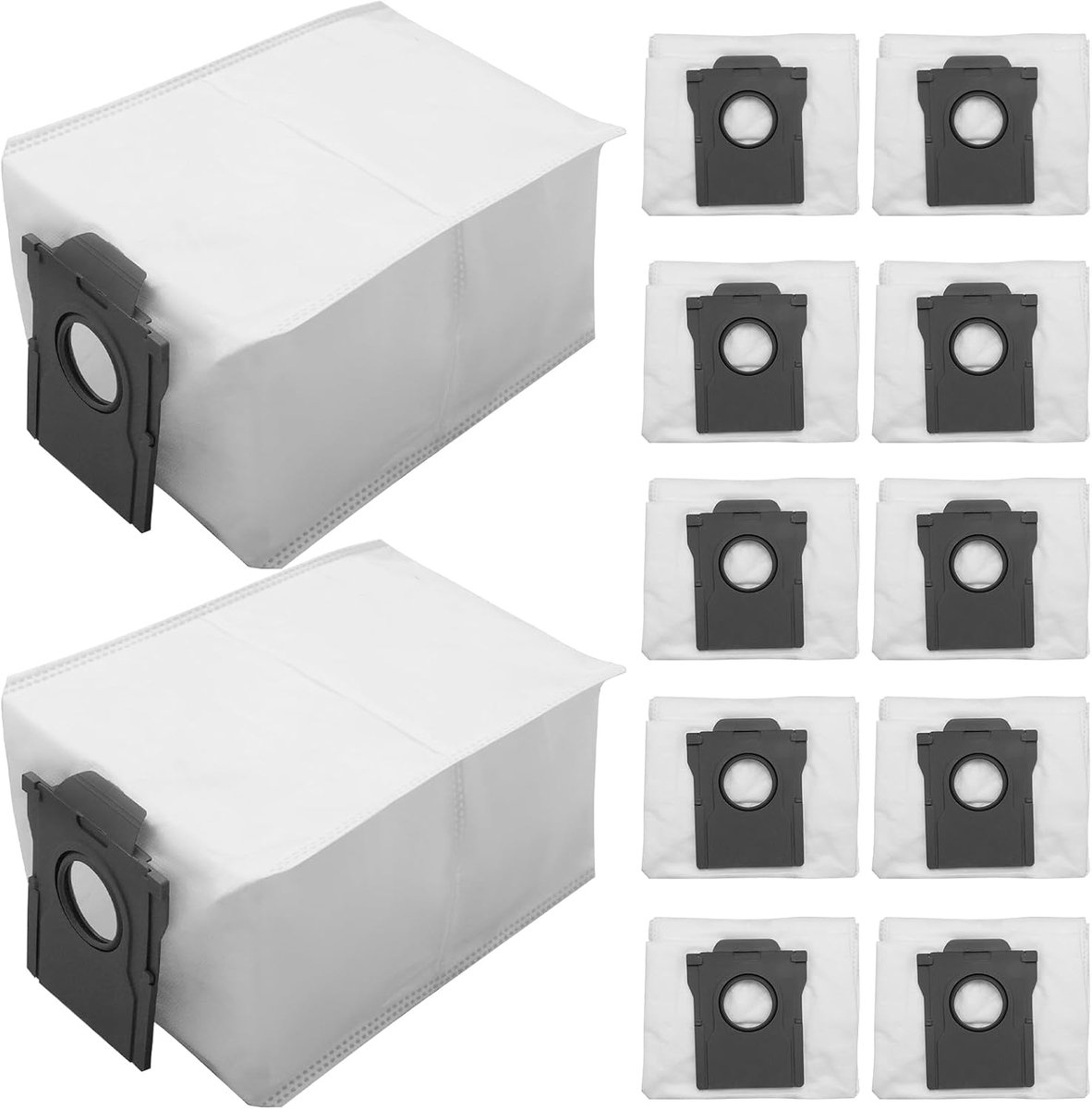 12 stuks stofzakken - 3 L grote inhoud - vervanging geschikt voor Dreame L20/L40/L10s/L10/L50 Pro Ultra