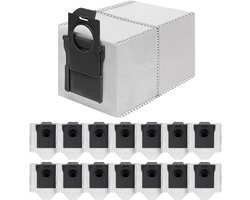 15 stuks vervangende stofzakken geschikt voor Dreame X50 Ultra/X40 Ultra/X30 Ultra/L50 Ultra/L40 Ultra/L10s Ultra Gen 2/L10s Pro Ultra stofzuigerrobot - 3.2 L