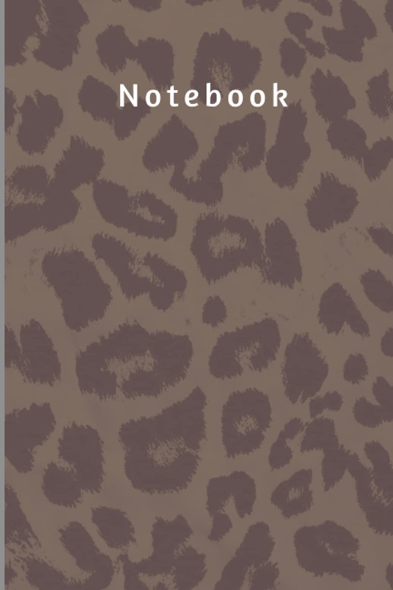 Leopard Pattern Notebook: Simple Leopard Notebook - ShopVlot