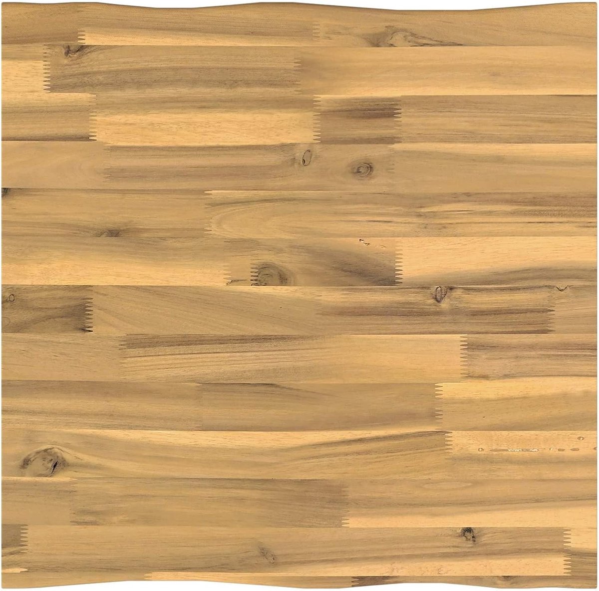 Tafelblad 40 x 40 x 3,5 cm Acacia Wit