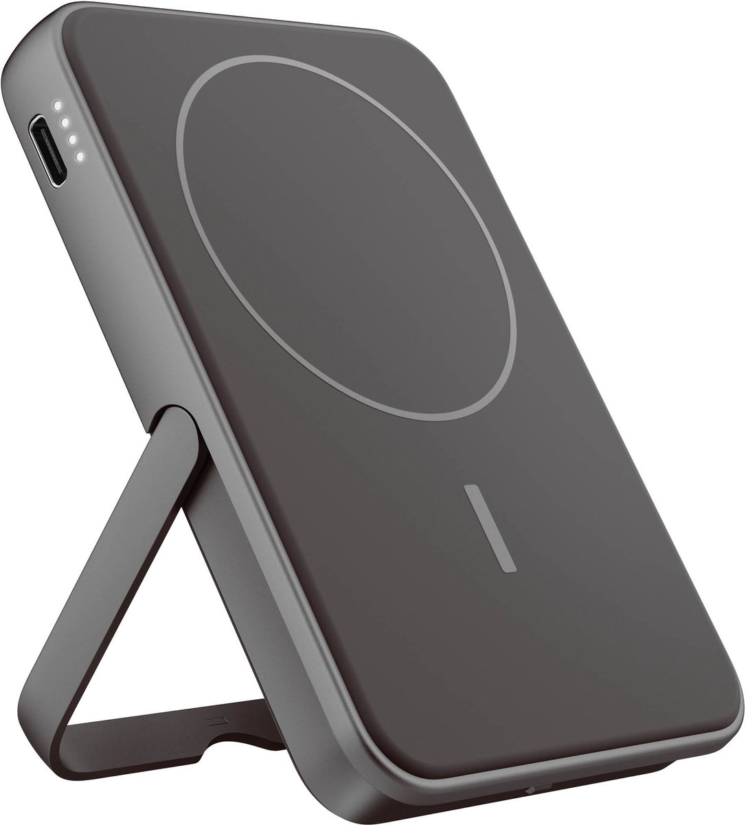 Fresh Magnetische Powerbank Draadloos 5000 mAh - Storm Grey