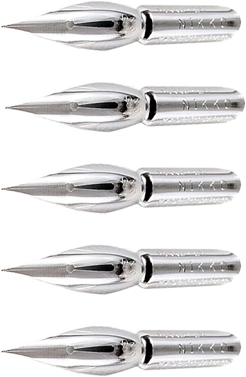 Nikko Manga Pen Nib Saji Pen Crome - Point Hard - 5pcs - ShopVlot