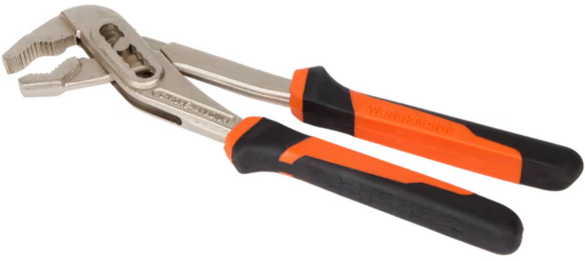 Werckmann waterpomptang 245 mm - Verstelbare tang - Rubberen grip