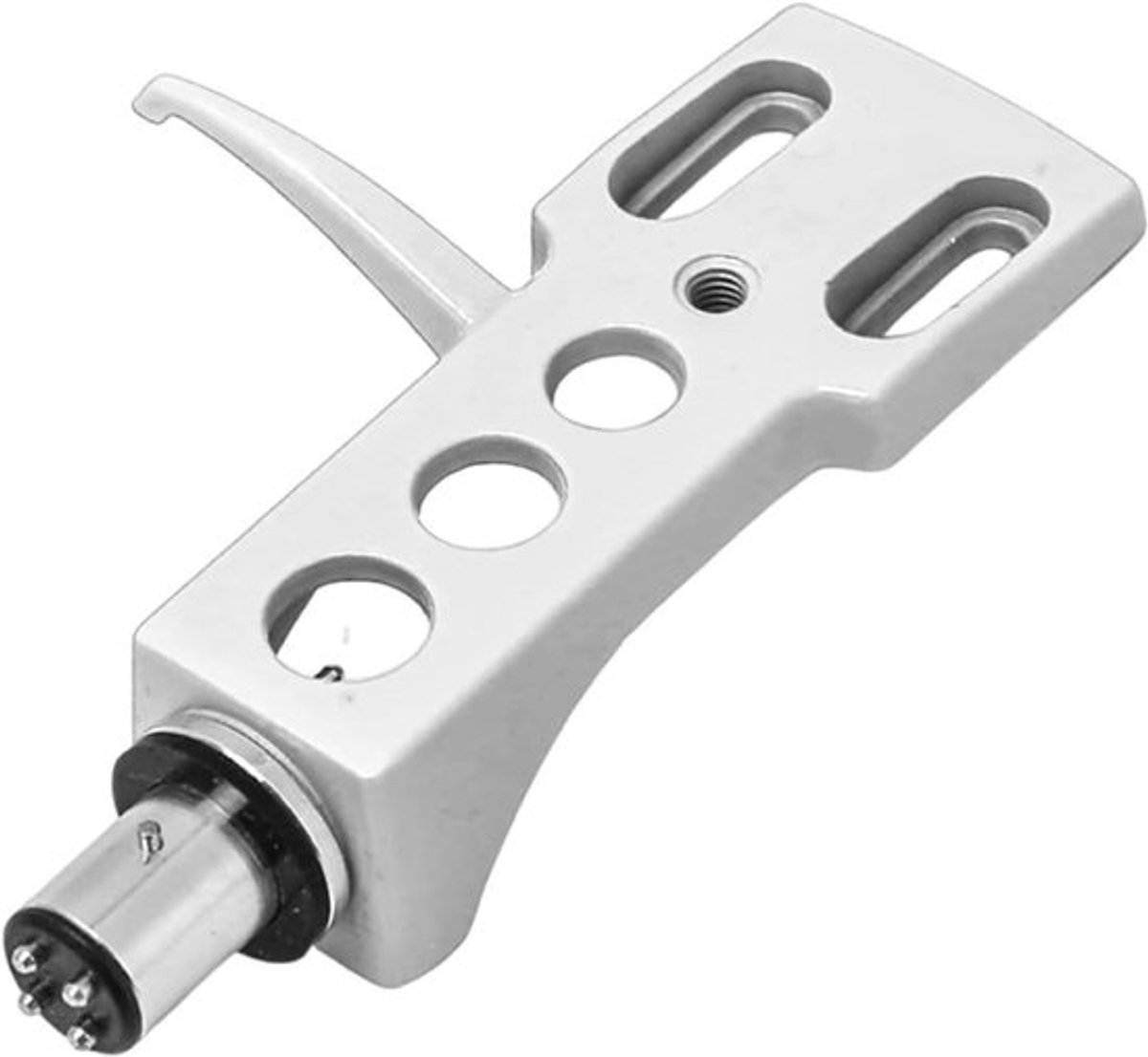 Draaitafelcartridgehouder - Elementenstand - Platenverzamelaars - Aluminiumlegering - 8x5x2cm - Zwart