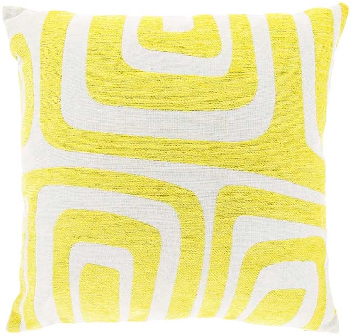 Unique Living Sierkussen Dulce Lemon Yellow -45x45cm Geel