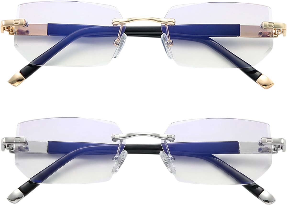 2 Stück Autofokus Brille mit Selbsteinstellung, Anti Blaulicht Brillen, Intelligente Brille Die Sich Anpasst - ShopVlot