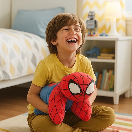 Spiderman Kussen - Speelvriend van Happiness. — afbeelding 2