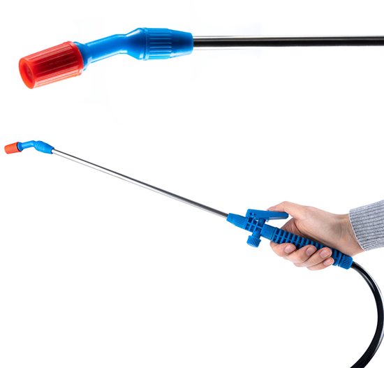 Kenz® - Onkruidspuit met Schouderriem - 8 Liter - Verstelbare Sproeistraal - Inclusief 3 Mondkapjes - 3 Bar - Drukspuit - Tuinieren - Onkruid Verdelgen — afbeelding 4
