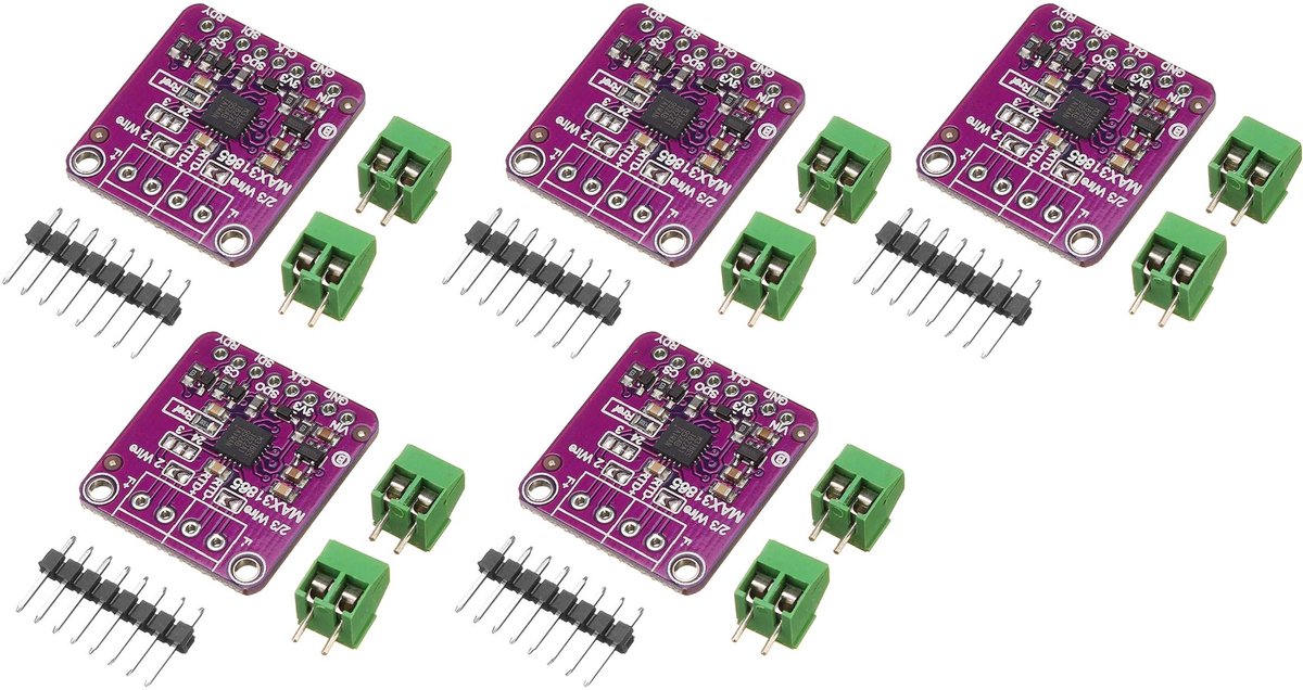 5 stks MAX31865 RTD Platina Weerstand Temperatuur Detector Module PT100 - PT1000 - ShopVlot