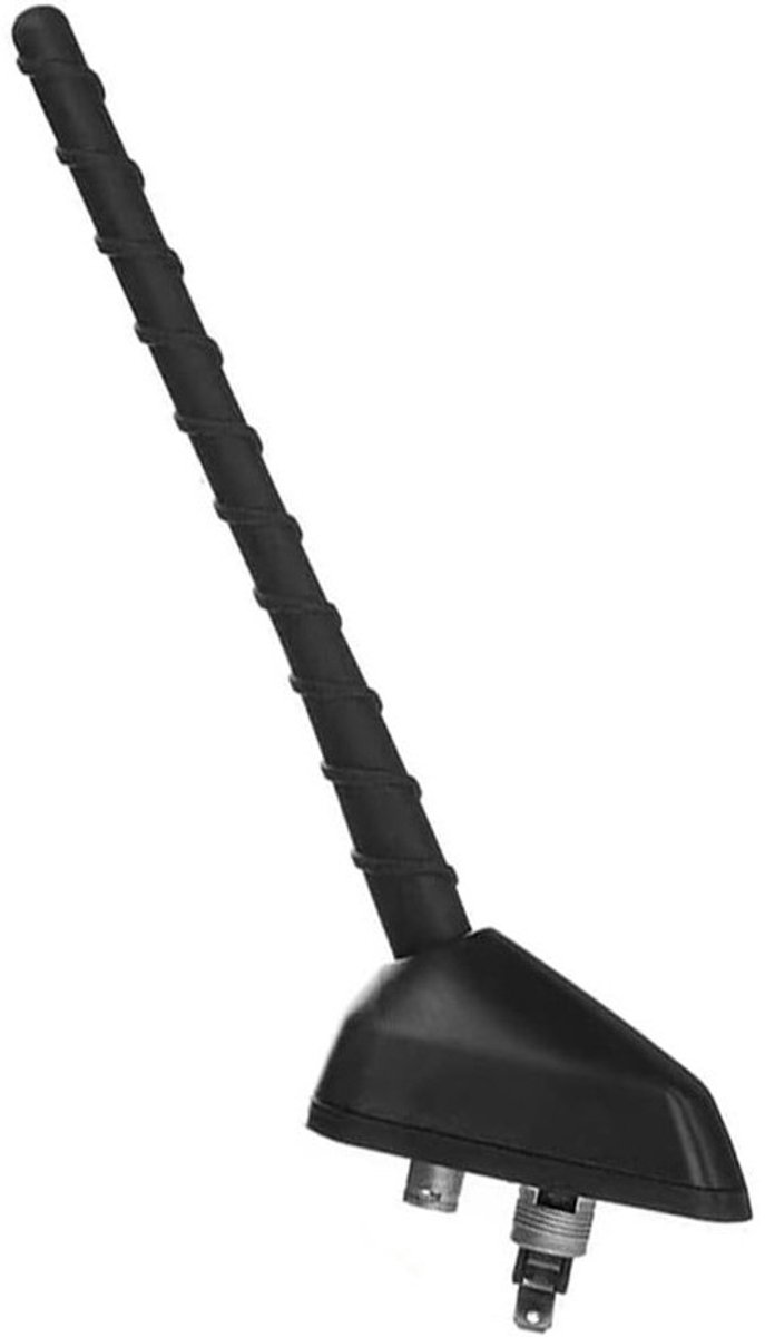 Autoantenne - Dakantenne voor FM-radio - Optimale ontvangst - Geïntegreerde versterker - 215 cm lang - Zwart