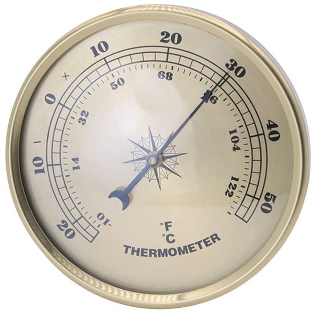 analoge thermometer en hygrometer - voor binnen en buiten - voor terras en kantoor