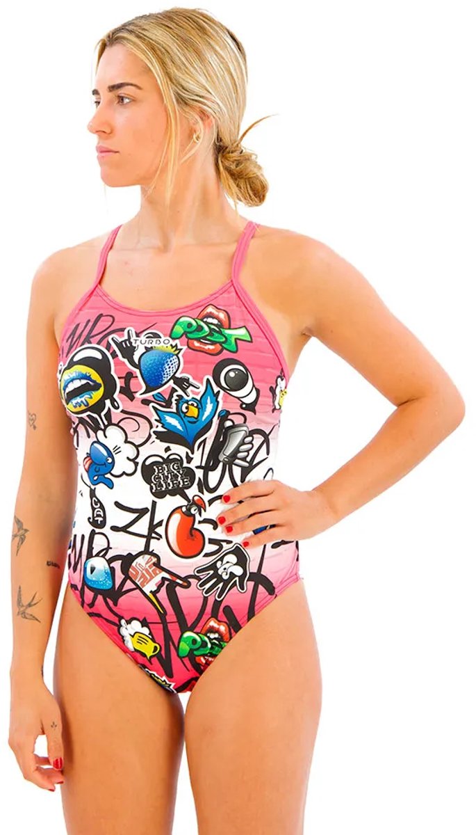 Turbo City Zwemkleding Veelkleurig M Vrouw Pink