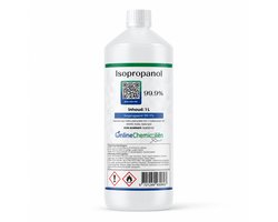 Online chemicalien – Isopropyl Alcohol – 99.9% – 1 L – Ontvetter – Ontsmettingsmiddel – IPA