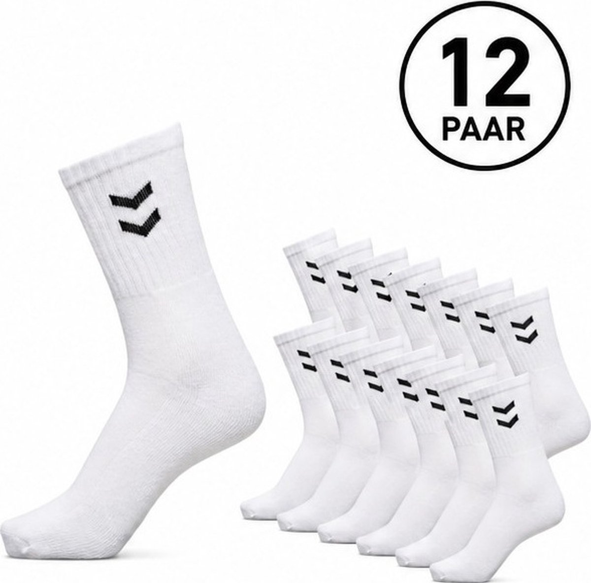 Hummel-sokken, 12-pack Basic Sock