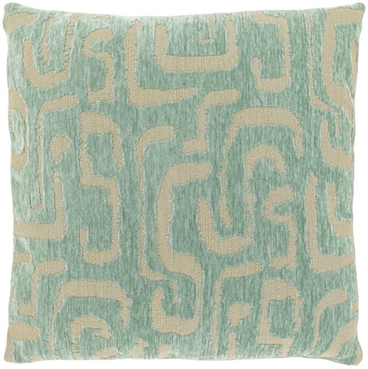 Unique Living Sierkussen Liam - Beach Blue - 45x45cm Blauw