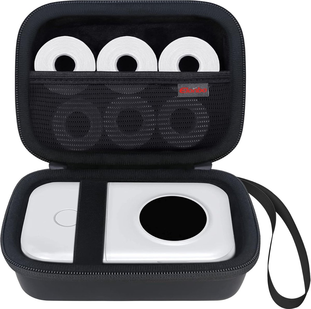 Draagtas voor labelmaker - zwart - beauty case - ideaal voor reizen - ShopVlot