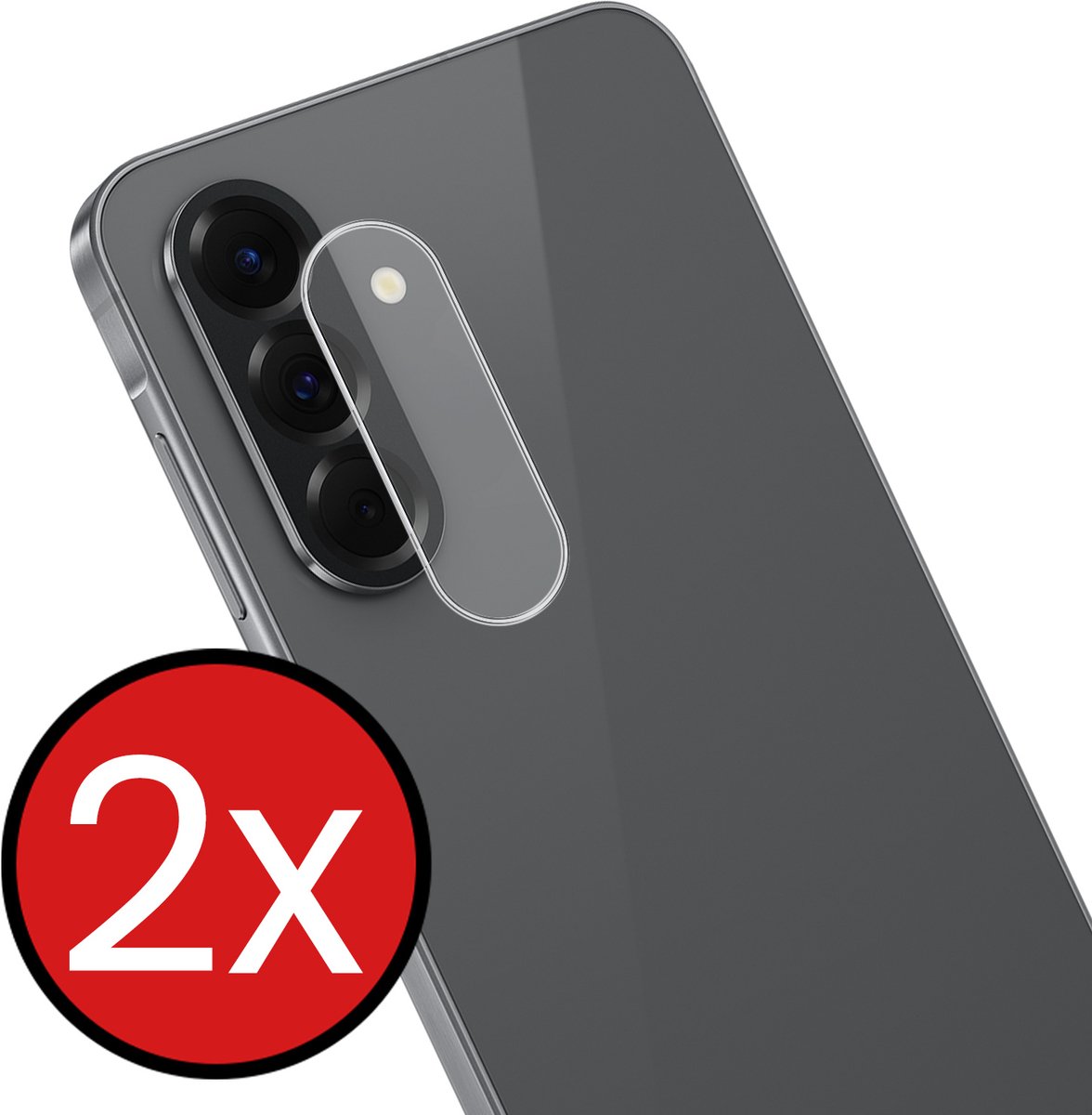 Camera Lens Protector - 2 Stuks - Geschikt voor Samsung Galaxy A18 - Camera Screenprotector - Beschermglas - Gehard Glas - Tempered Glass - Screen Protector