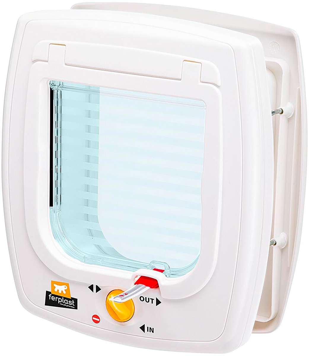 Bol.com Ferplast Swing Poezendeur 5T - Wit - 22,5 x 9,6 x 25,2 cm aanbieding