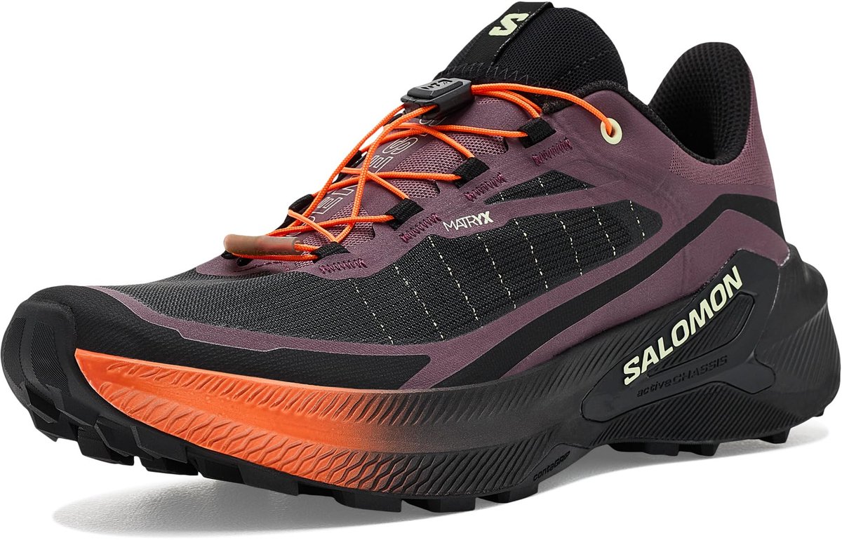 Salomon Genesis 2W - Trailrunningschoenen - Dames - Huckleberry/Zwart - Maat 40