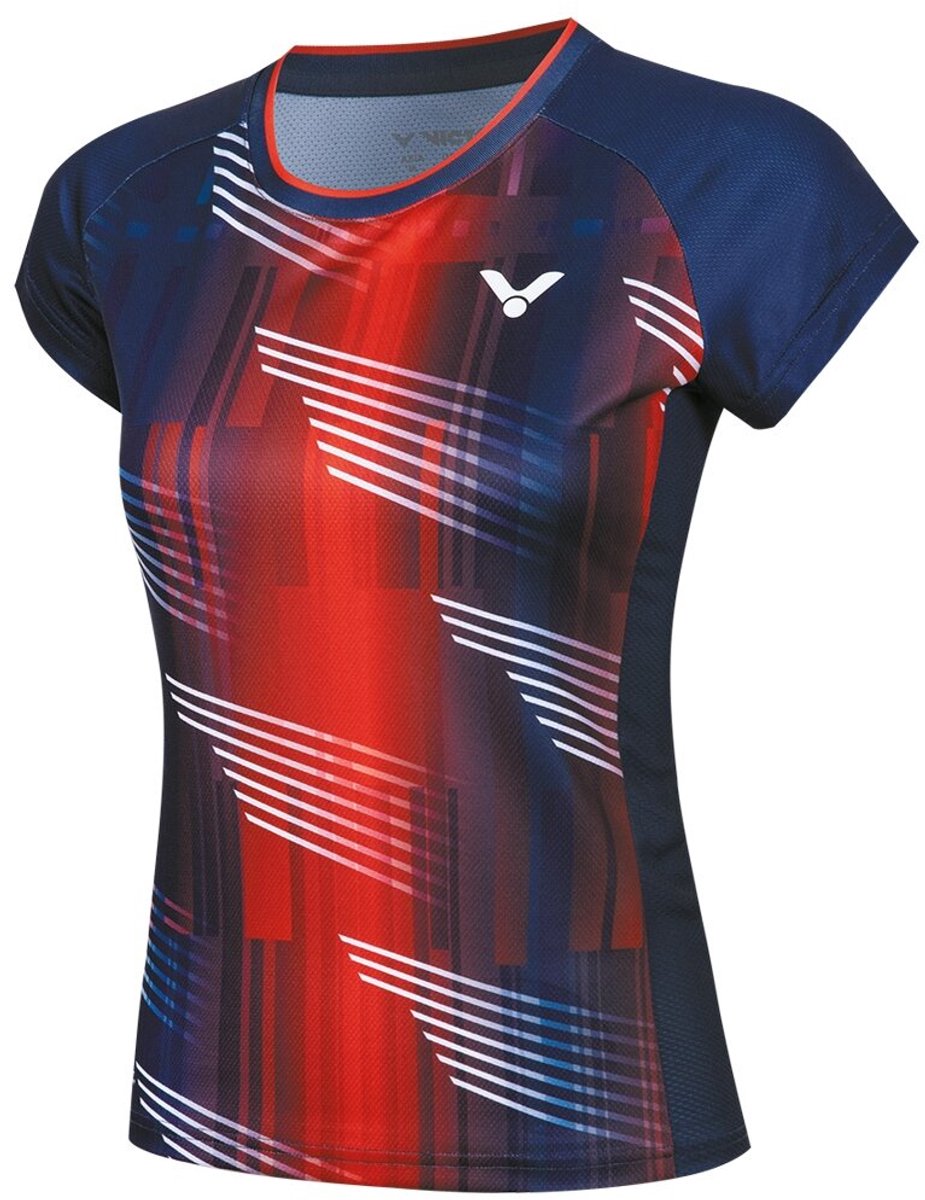 VICTOR T-61001TD - T-shirt - Blauw - Maat M