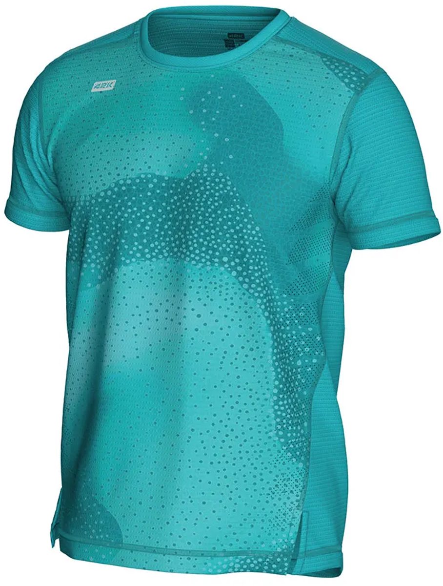42k Running Deep T-shirt Met Korte Mouwen Groen XS Man