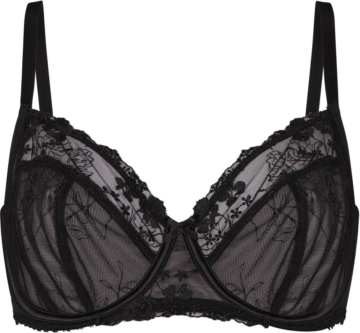 Hunkemöller Non-Padded Underwired Bra Peonie Zwart