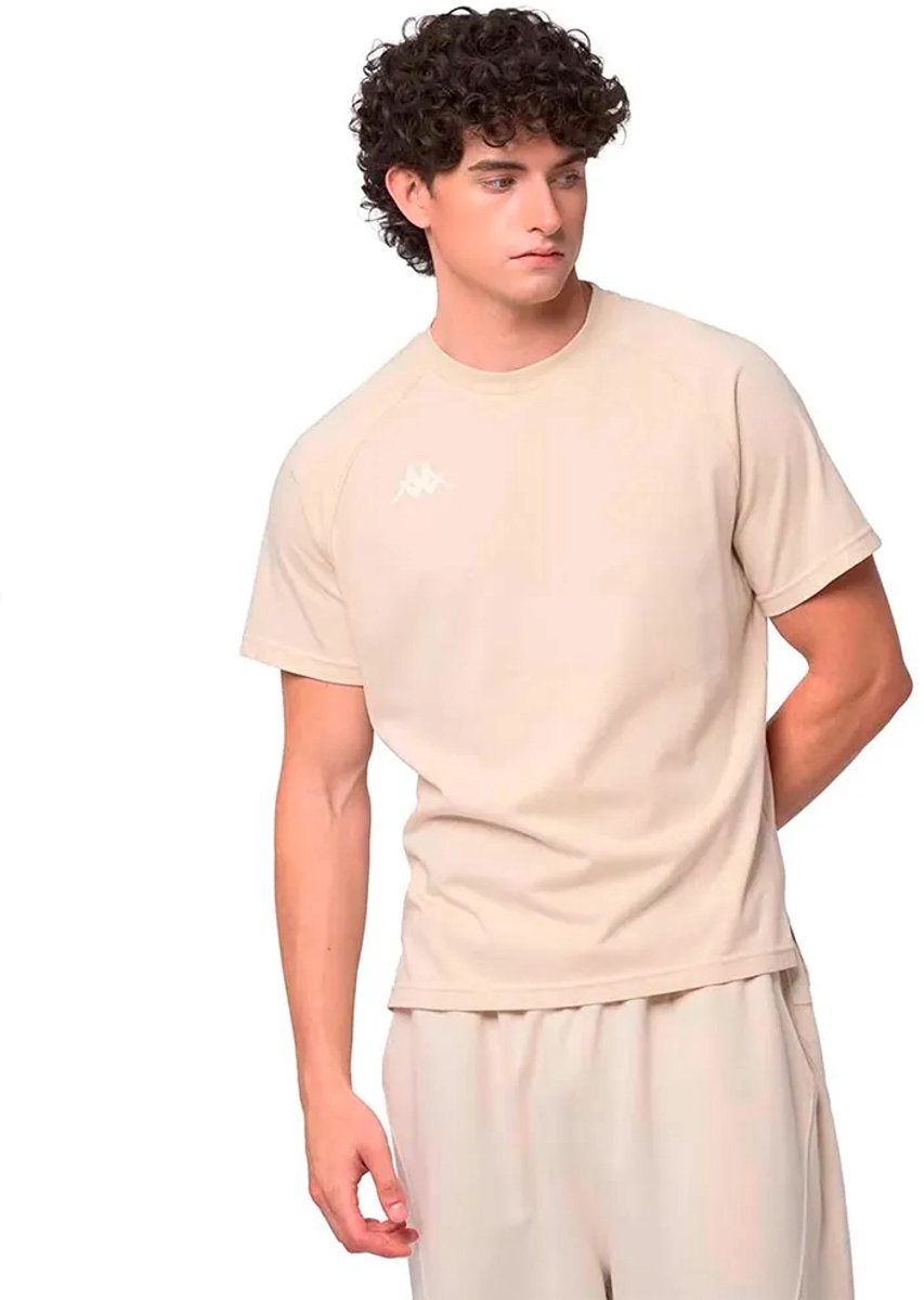 Kappa Inbit T-shirt Met Korte Mouwen L Man Beige