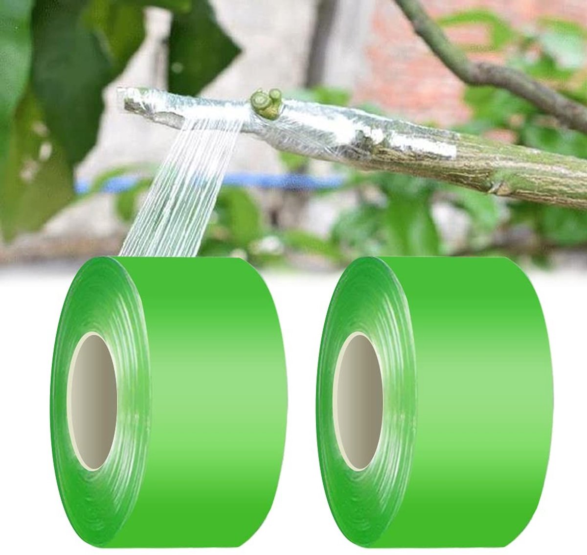 Breeding Tape 100m x 3cm - Transparante Zelfklevende Grafting Tape voor Planten, Fruitbomen en Tuinieren - Biologisch Afbreekbaar en Vochtbarrière
